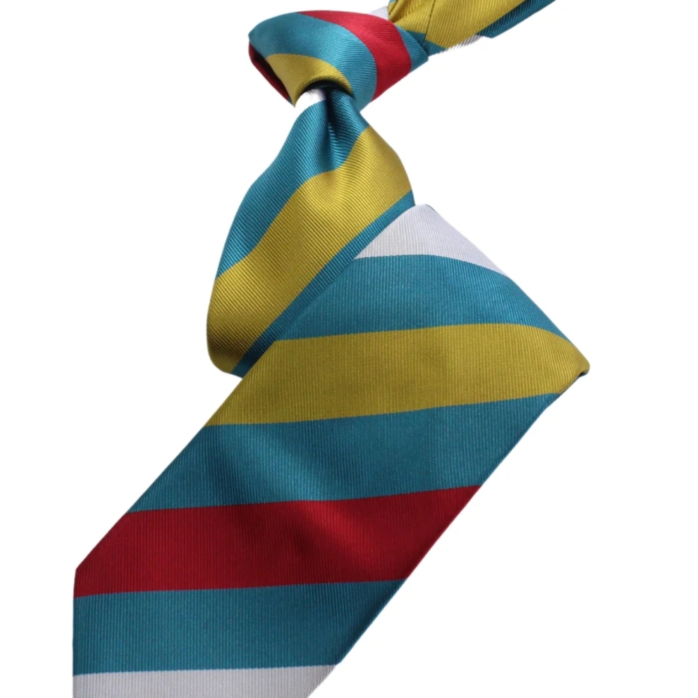 Striped Multicolor Tie